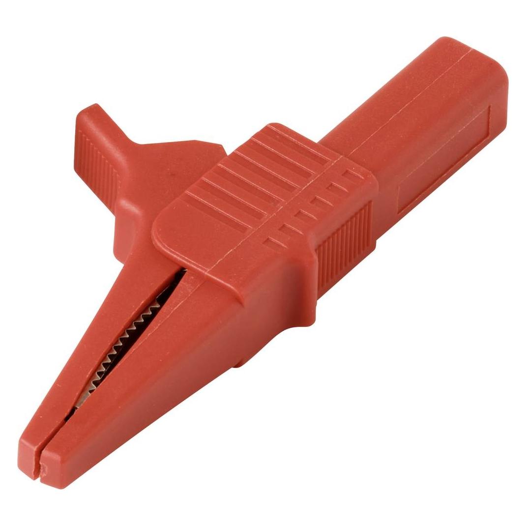 Voltcraft MSK-125 rot Krokodilklemme Steckanschluss 4 mm CAT II 300 V Rot (VC-17155630)