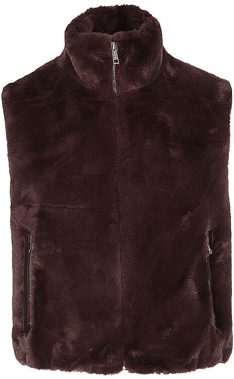 RINO&PELLE Gilet in Felloptik NIKKI braun   44 44