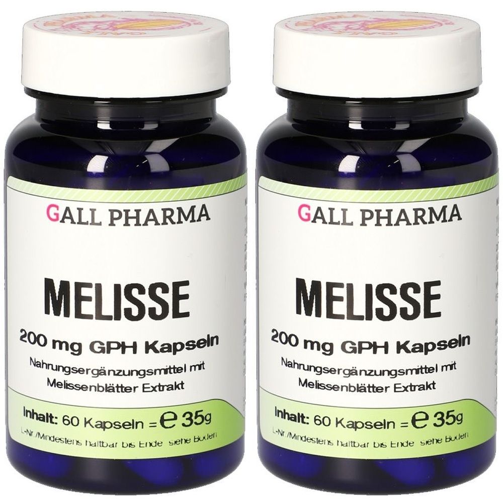 Melisse 200 mg GPH Kapseln 2x 2x60 St