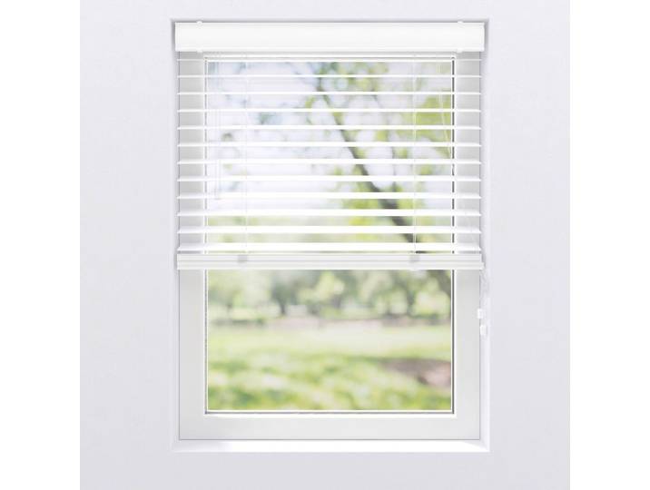 Jalousie PVC-JAL Holz 50mm Weiß 90x130cm