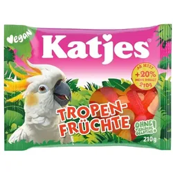 Katjes Fruchtgummi vegan »Tropenfrüchte« 210 g orange