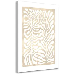 WANDBILD botanisches muster