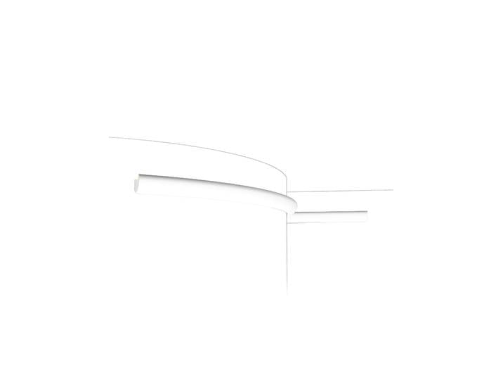 Deko-Wandprofil „CX 188 Flex“ für Indirekte Beleuchtung - 200 cm weiss Orac Decor
