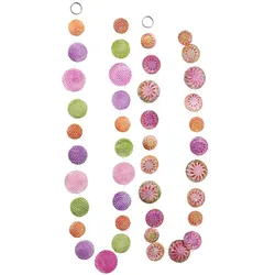 Capiz-Girlande Multi Permutt 180 cm Pink 2er Set
