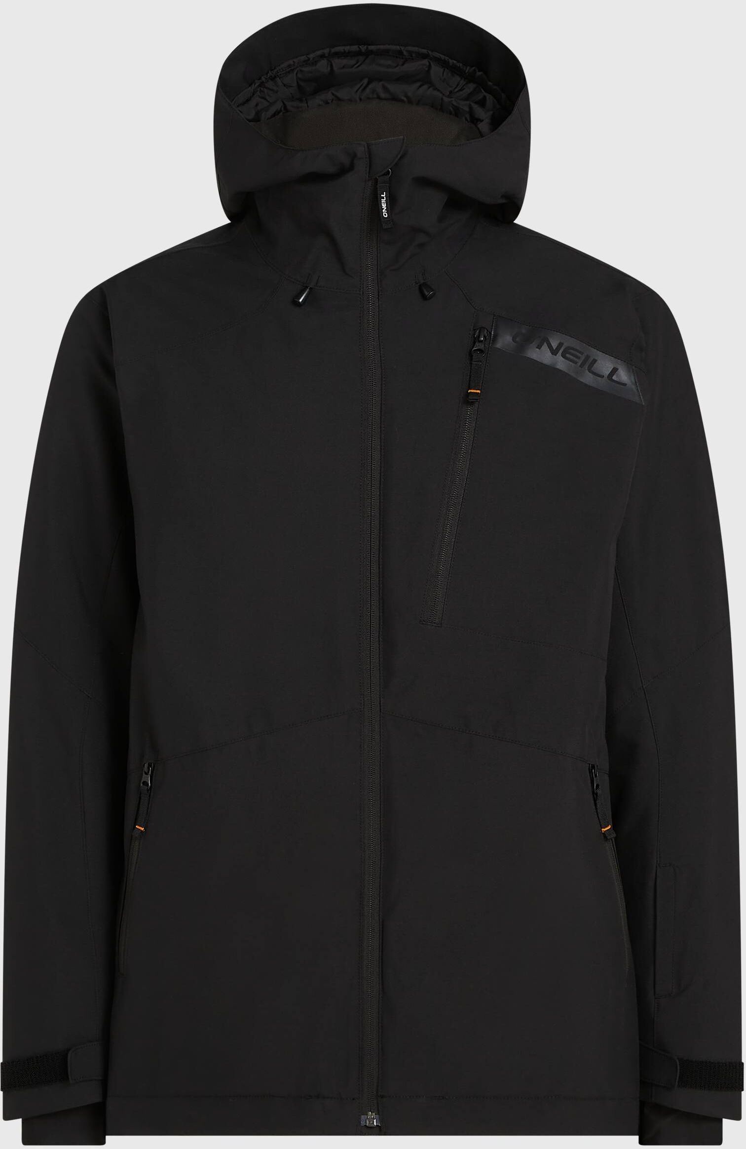 Skijacke O'NEILL "FWC'Cruz SNOW JACKET", Herren, Gr. S, schwarz out, Obermaterial: 100% Polyester, Jacken Skijacke, wasserdicht, winddicht, mit Schneefang schwarz out S