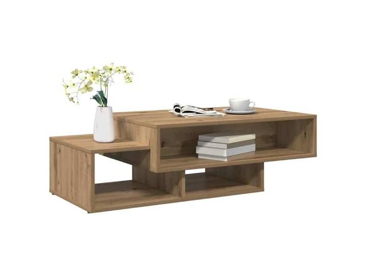 Table basse-Table Salon -Table d'appoint chêne artisanal 105x55x32 cm bois d'ingénierie 760319