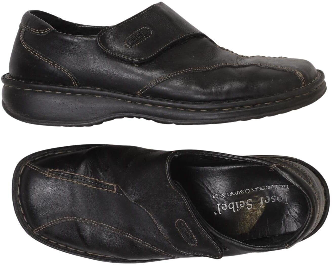 Josef Seibel Damen Halbschuh, Schwarz, Gr. EU 37, Leder - Second Hand