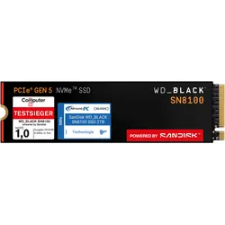 Sandisk WD BLACK SN8100 NVMe SSD 1TB Retail (1000 GB, M.2, M.2 2280), SSD