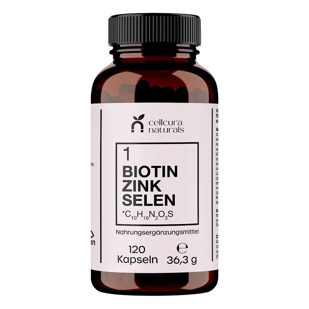 Cellcura Naturals GmbH Cellcura Naturals Biotin Zink Selen Vegan Kapseln 19905258