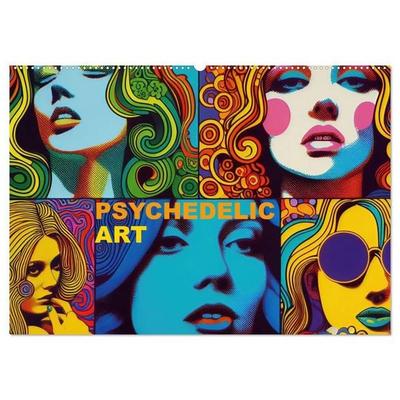 Psychedelic Art (Wandkalender 2027 DIN A2 quer), CALVENDO Monatskalender