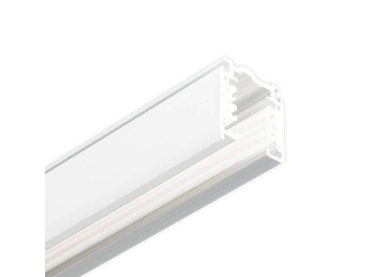 GLOBAL 3-Phasen-Stromschiene Noa Aufbau 300cm, weiß, weiß / opal, Aluminium