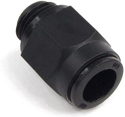 Aquatuning 10mm G1/4 Steckanschluss - schwarz kunststoff