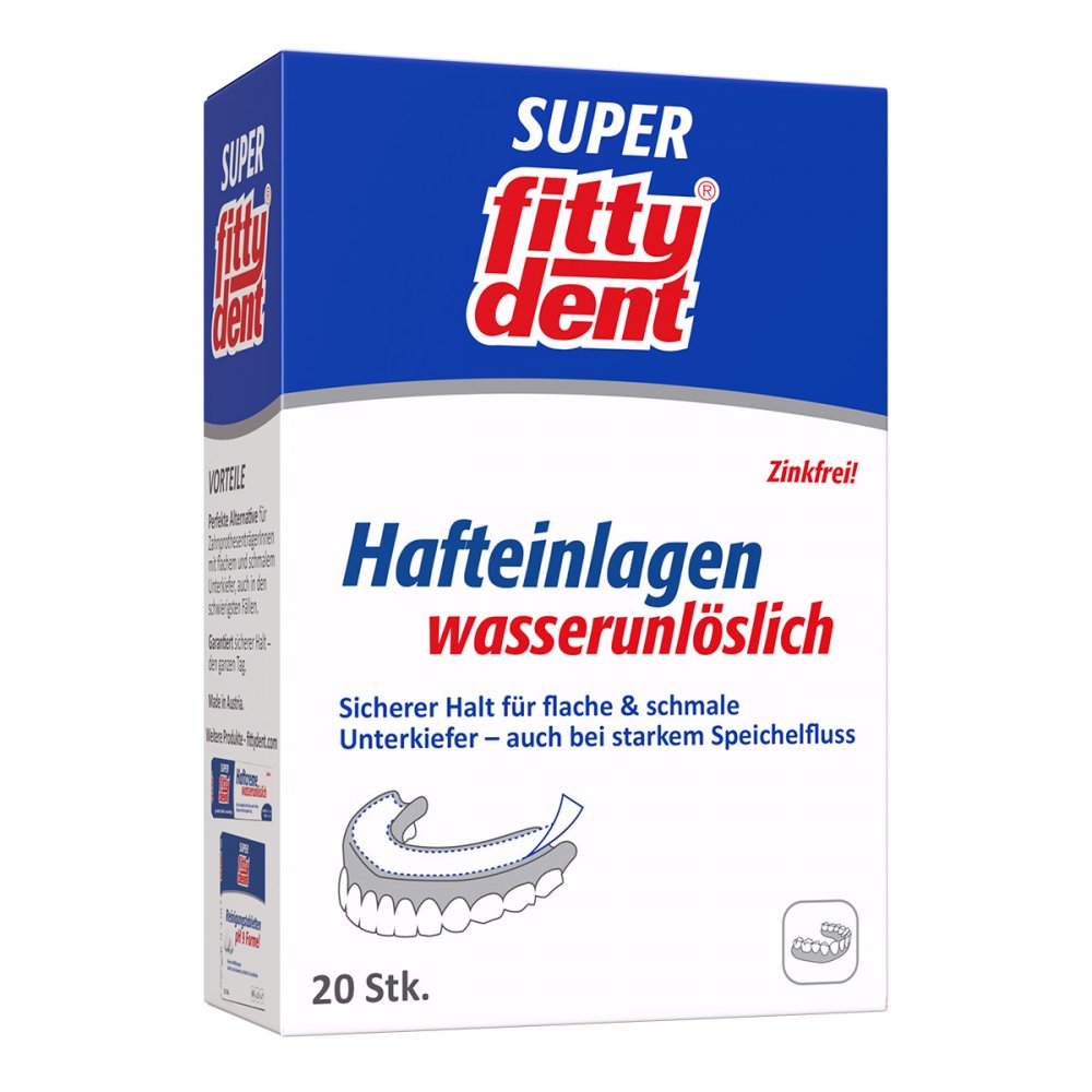Hansa Naturheilmittel GmbH Fittydent super Haftkleber Einlagen 00262042