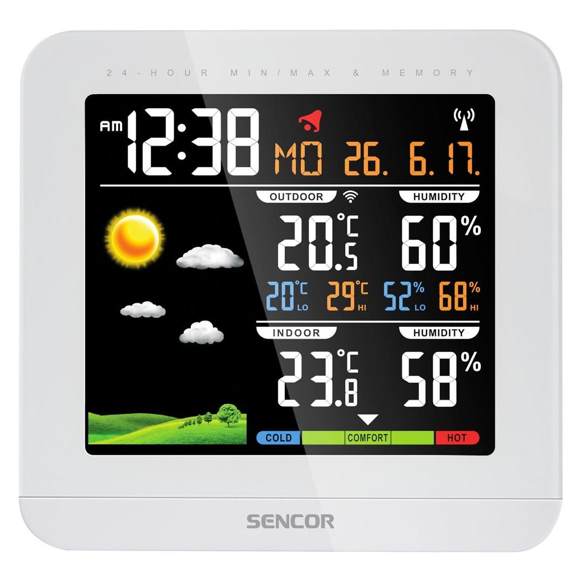 Sencor SWS 5600 digital weather station White LCD Battery (SWS 5600)