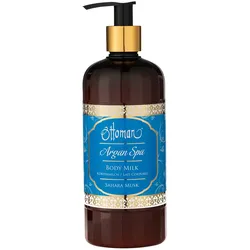 Bodylotion Arganöl - Pflegende Körpermilch für seidig-weiches Hautgefühl & Feuchtigkeit - 400ml Spender - Anti-Aging Antioxidantien - Für jeden Hauttyp