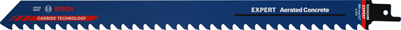 Bosch EXPERT ‘Aerated Concrete’ S 1241 HM Säbelsägeblatt, 3 Stück 2608900411