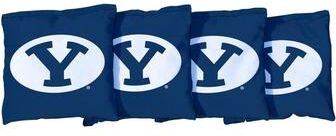 Skip's Garage Brigham Young BYU Cougars Blue Cornhole Bags