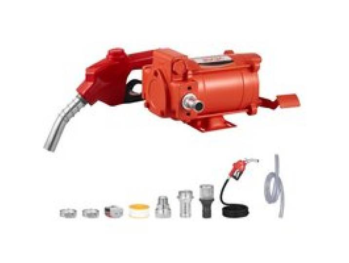 VEVOR brandstofovervoerpomp, 230V AC, elektrische dieselovervoerpomp, 76 l/min, met automatische brandstofafsluiting, afvoerslang, voor benzine, kerosine, biodiesel en ethanolmengsel.