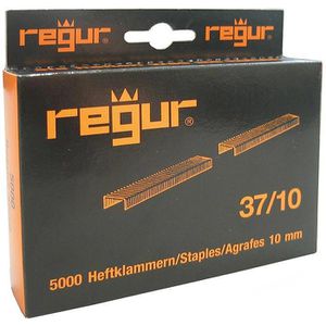 Regur Regur Tackerklammern 37/10, 10mm, Feindrahtklammern,  Typ 37, 5000 Stück