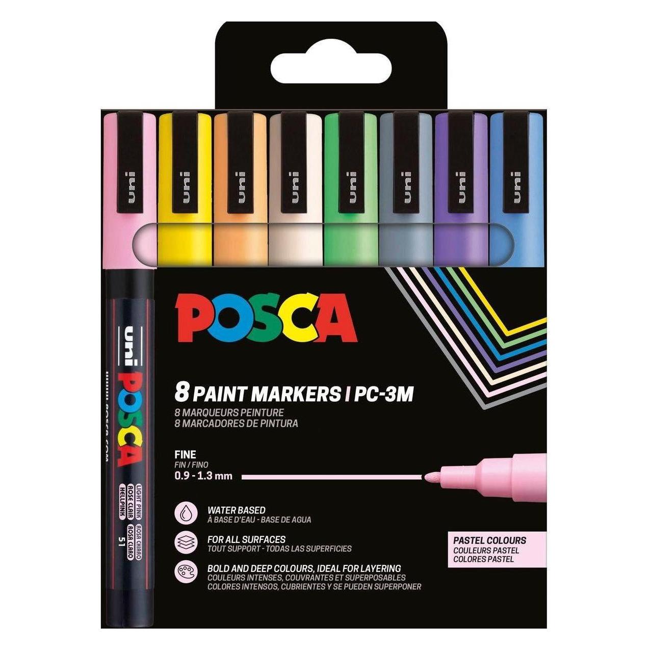 Posca Acrylmarker (8x) (186556)