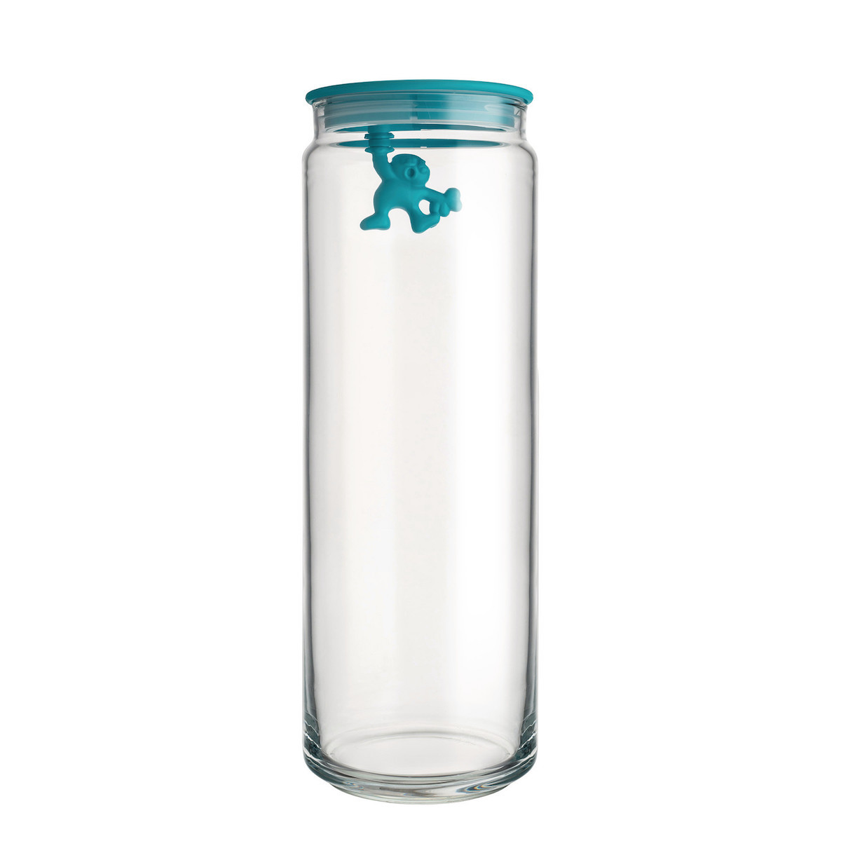 Alessi Voorraadpot Gianni A Little Man Holding On Tight Blauw - 2 liter
