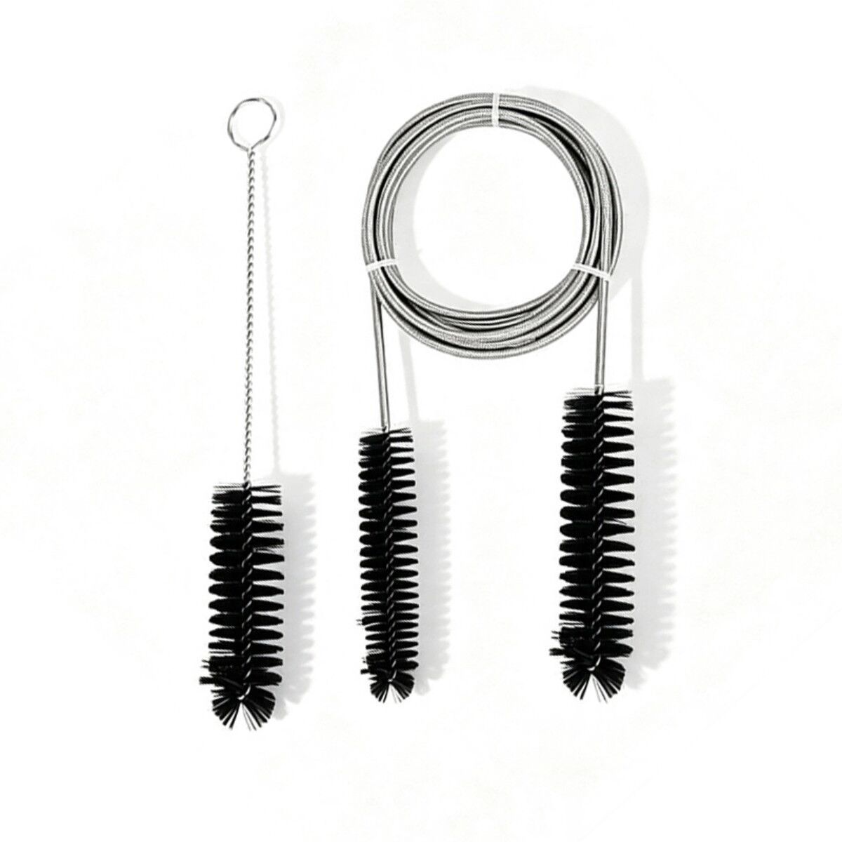 INF Doppelendige CPAP-Reinigungsbürste für Schläuche, Masken, Verbinder und Wassertanks
