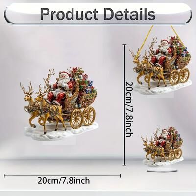 Uplift Treasures Bohemian Christmas Desktop Decoration Gift Ornament 1pci