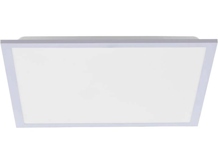 JUST LIGHT LED Panel FLAT , silber (silberfarben), 1, H: 7cm, 1 Stk., Leuchten, LED Deckenleuchte, LED Deckenlampe, LED Panel