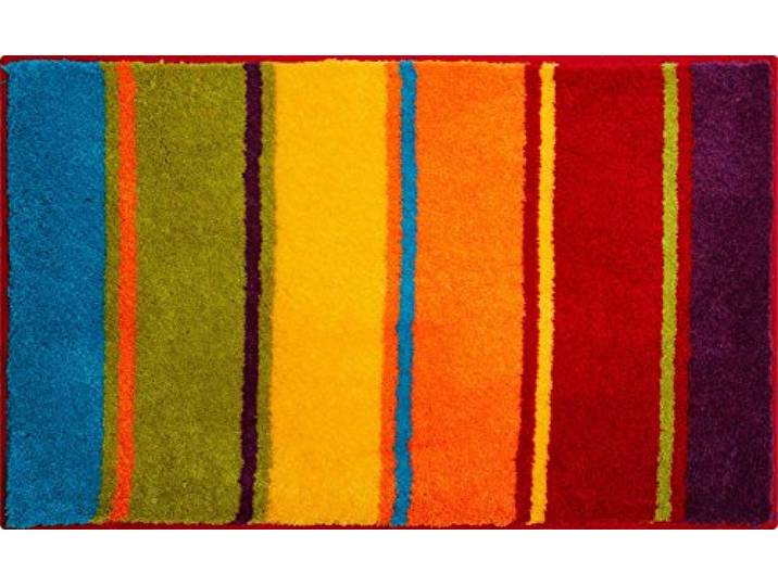 Grund Summertime Tapis de Bain\, Polyacrylique Supersoft\, Multicolore\, - 65x115cm