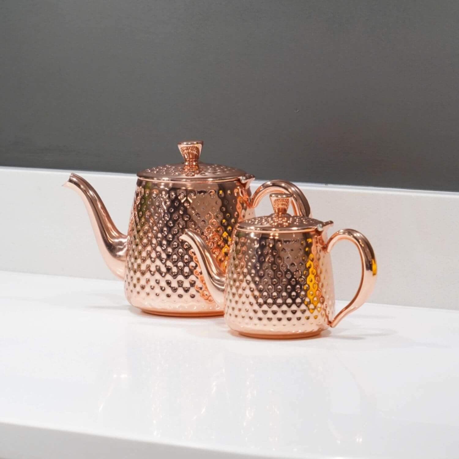 Grunwerg Sandringham 6 Cup Tea Pot - Copper