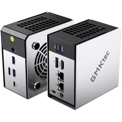 GMKtec M8 – AMD Ryzen 5 6650H (1000 GB, 16 GB), PC, Schwarz, Silber