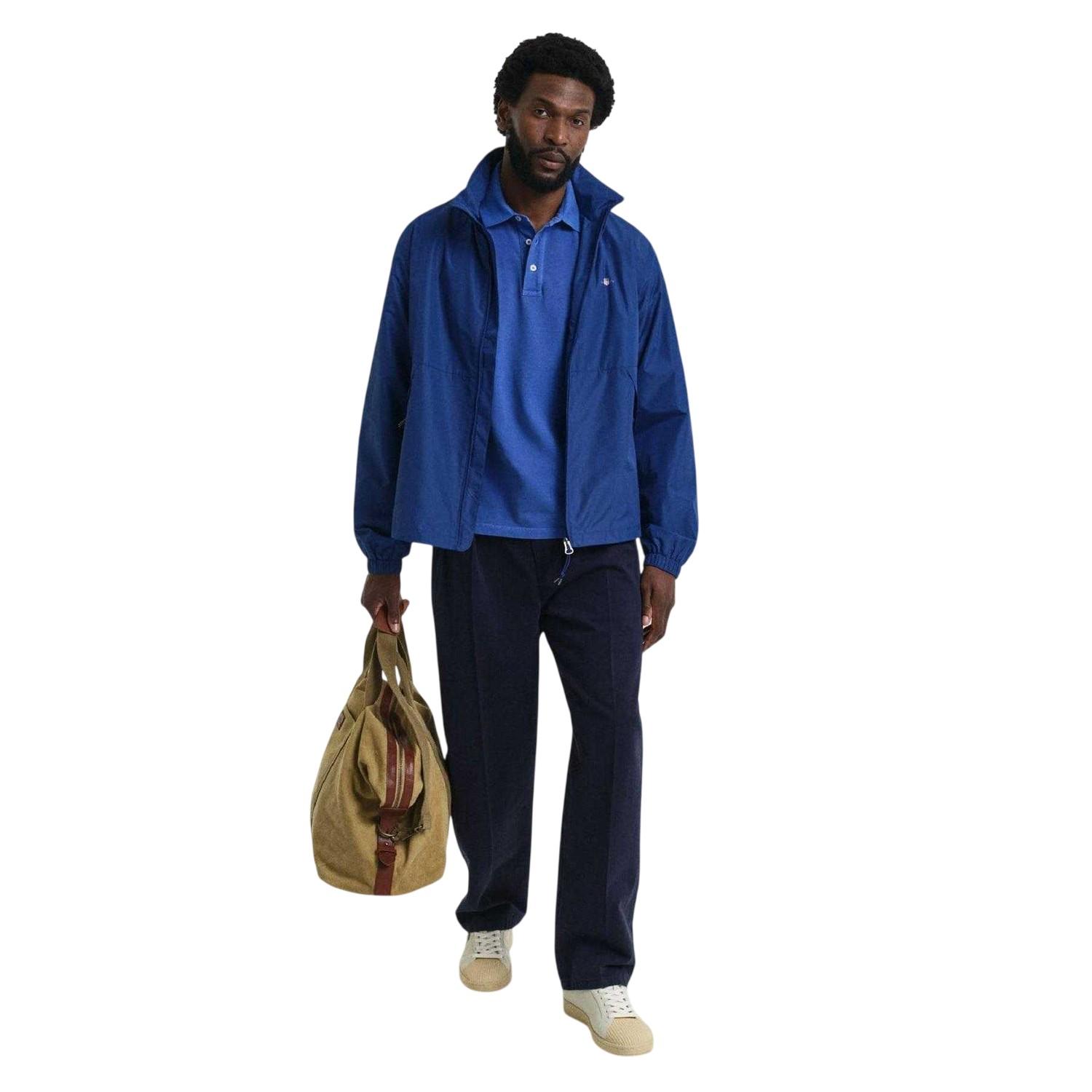 Gant - Poloshirt für Herren, Sonne Verblasst, Piqué (Blau)