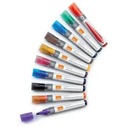 nobo Liquid Ink Whiteboard-Marker farbsortiert 3,0 mm, 10 St.
