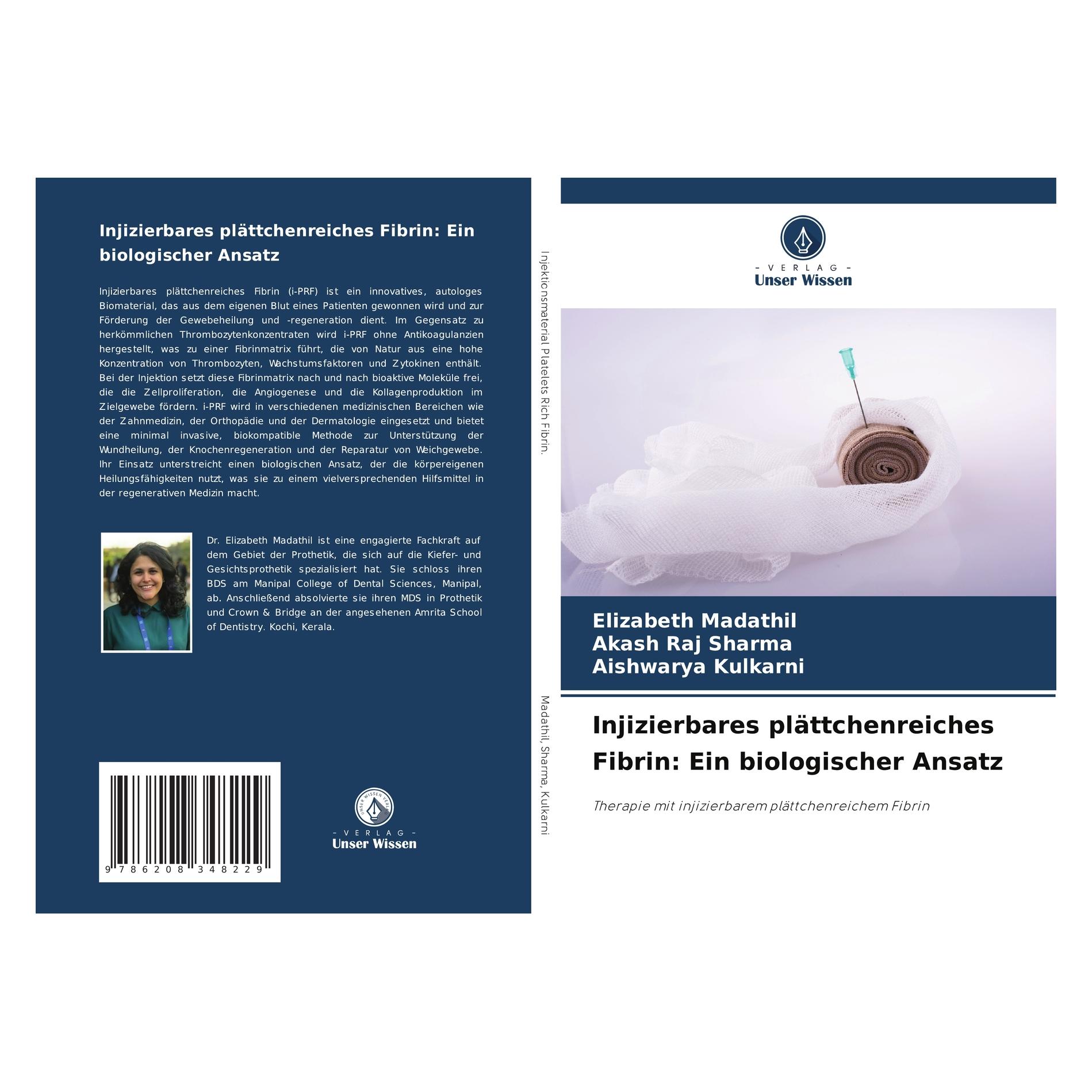 Bod Injizierbares plättchenreiches Fibrin: Ein biologischer Ansatz (Deutsch, Softcover, Aishwarya Kulkarni, Akash Raj Sharma, Elizabeth Madathil) (57211479)