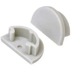 Brumberg 53078260 Endkappen-Set zu flexiblem LED-Profil 53753, silber