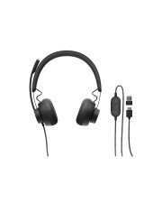 Logitech Zone Wired GRAPHITE EMEA Maus Grau Stereo (981-000875)