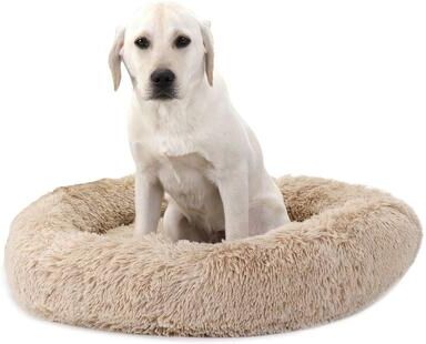 Multicon Wholesale Hub Soft Warmer Fur Donut Cuddler Pet Bed, Non Toxic Dog Beds, Calming For Cats And Dogs, Medium Small Size For Comfort Soft Warmer Fur Donut Cuddler Pet Bed, Non Toxic Dog Beds, Calming For Cats And Dogs, Medium Small Size For Comfort