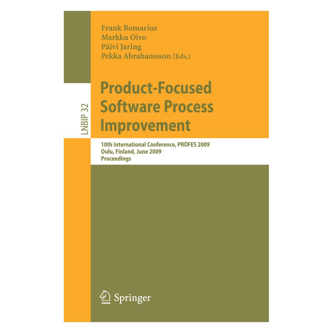 Springer Product-Focused Software Process Improvement (Englisch, Softcover, Frank Bomarius, Markku Oivo, Päivi Jaring, Pekka Abrahamsson) (55201939)