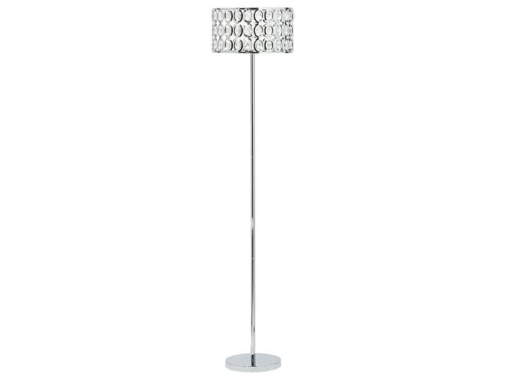 Lampadaire cristal argenté