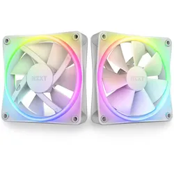 NZXT F140 RGB DUO Twin Pack - Gehäuselüfter, Weiß