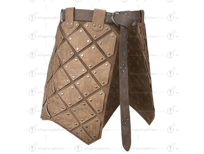 Armure de jupe en similicuir médiévale, style viking nordique, accessoires de cosplay vintage