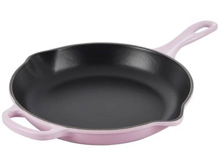 LE CREUSET Emaillierte Gusseisen-Bratpfanne mit Eisengriff, 26 cm, Schalotte