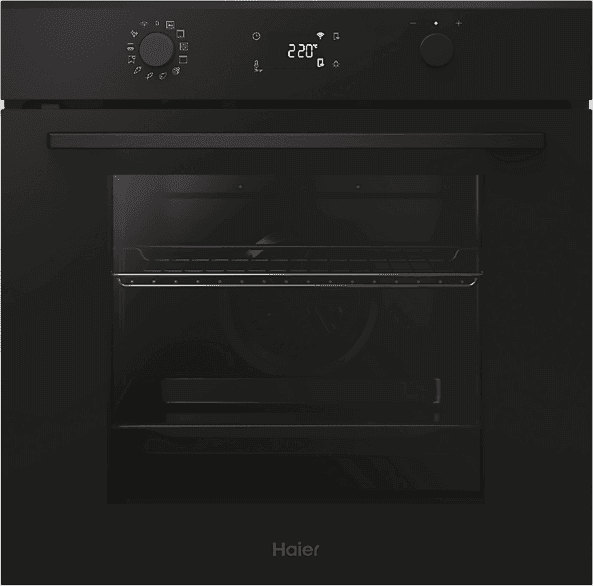 REACONDICIONADO Seminuevo Excelente Horno - Haier ID Series 2 H6 ID2P5B3YTB, Multifunción, Pirolítico y por agua, 78 l, Wi-Fi, 60 cm, Negro