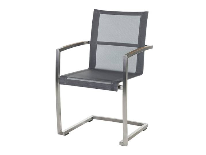 2er Set Diamond Garden Venedig Swingstuhl Edelstahl/Textilene