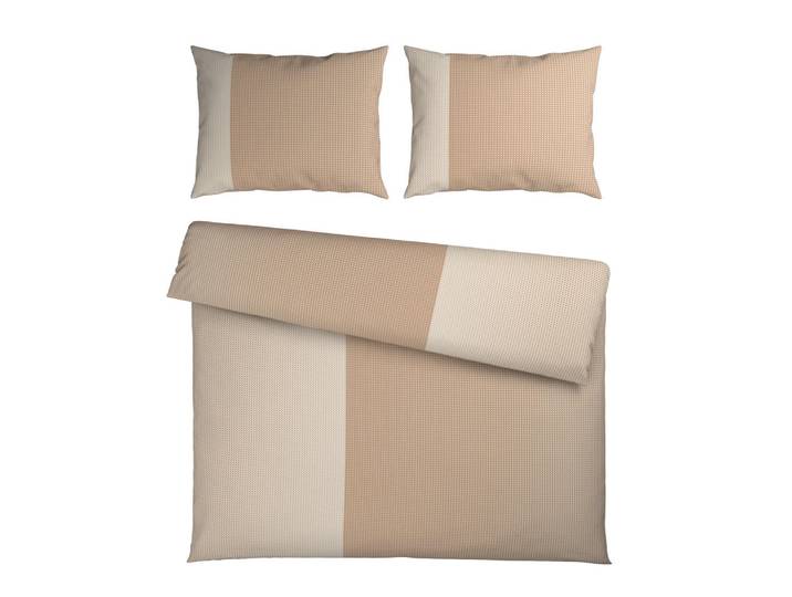 Dieter Knoll Bettwäscheset, Beige, Textil, 200x210 cm, Textiles Vertrauen - Oeko-Tex®, pflegeleicht, atmungsaktiv, Heimtextilien, Bettwäsche, Bettwäsche, Satin Bettwäsche
