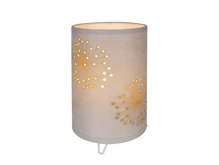 Lampe Dandelion Ø 15cm Beige Matériau principal : tissu E14