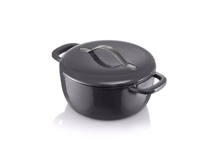 TUPPERWARE Fleischtopf Tupperware Cast Iron 5,4 l Kasserolle aus emailliertem Gusseisen