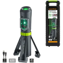 Laserliner Kreuzlinienlaser SuperCross-Laser Pocket Plus - grün - kompakt