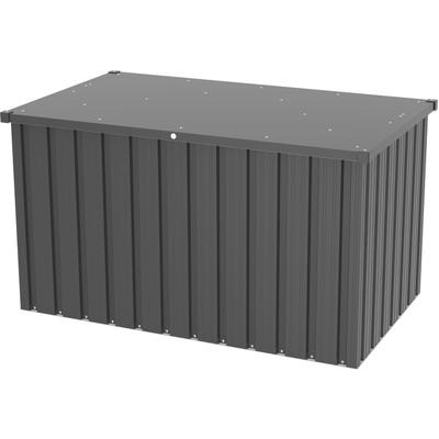 Aufbewahrungsbox TEPRO "Universalbox Store Medium", grau (anthrazit), B:131,8cm H:72,7cm T:79,4cm, Metall, Aufbewahrungsboxen, Aufbewahrungsbox, BxTxH: 131,8x79,4x72,7 cm