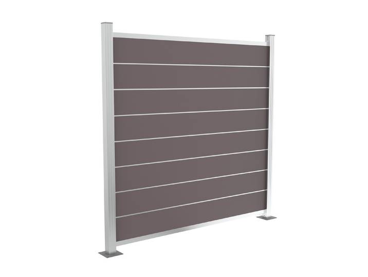DIY-Steckzaunset Hybrid Brown 180x180cm